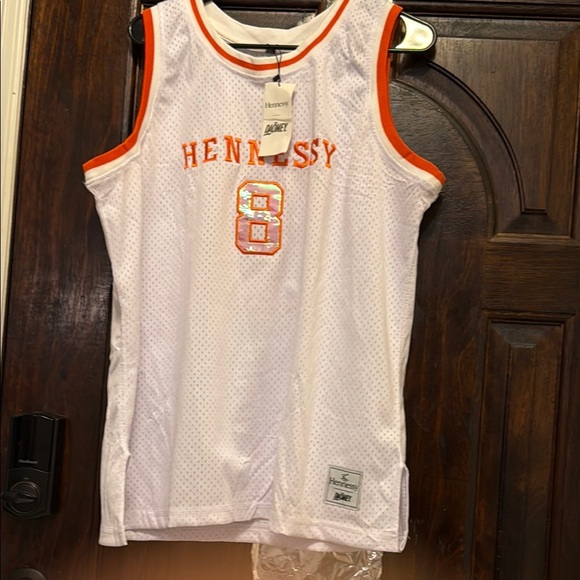 Mitchell & Ness White and Orange Basketball Jersey - Picture 2 of 3